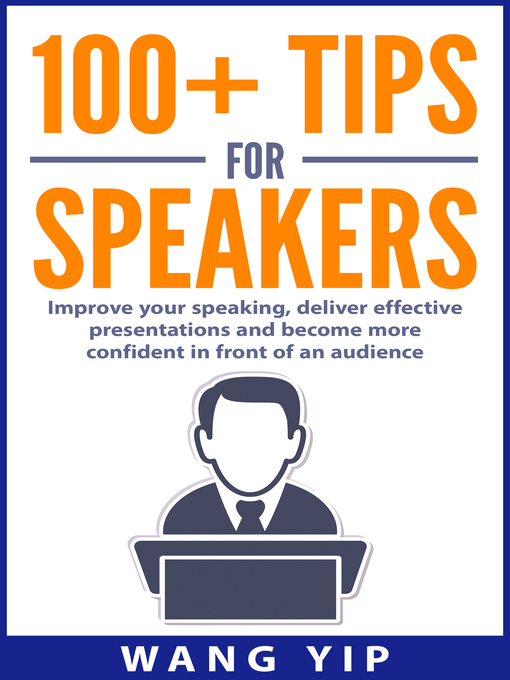 Title details for 100+ tips for speakers by Wang Yip - Available